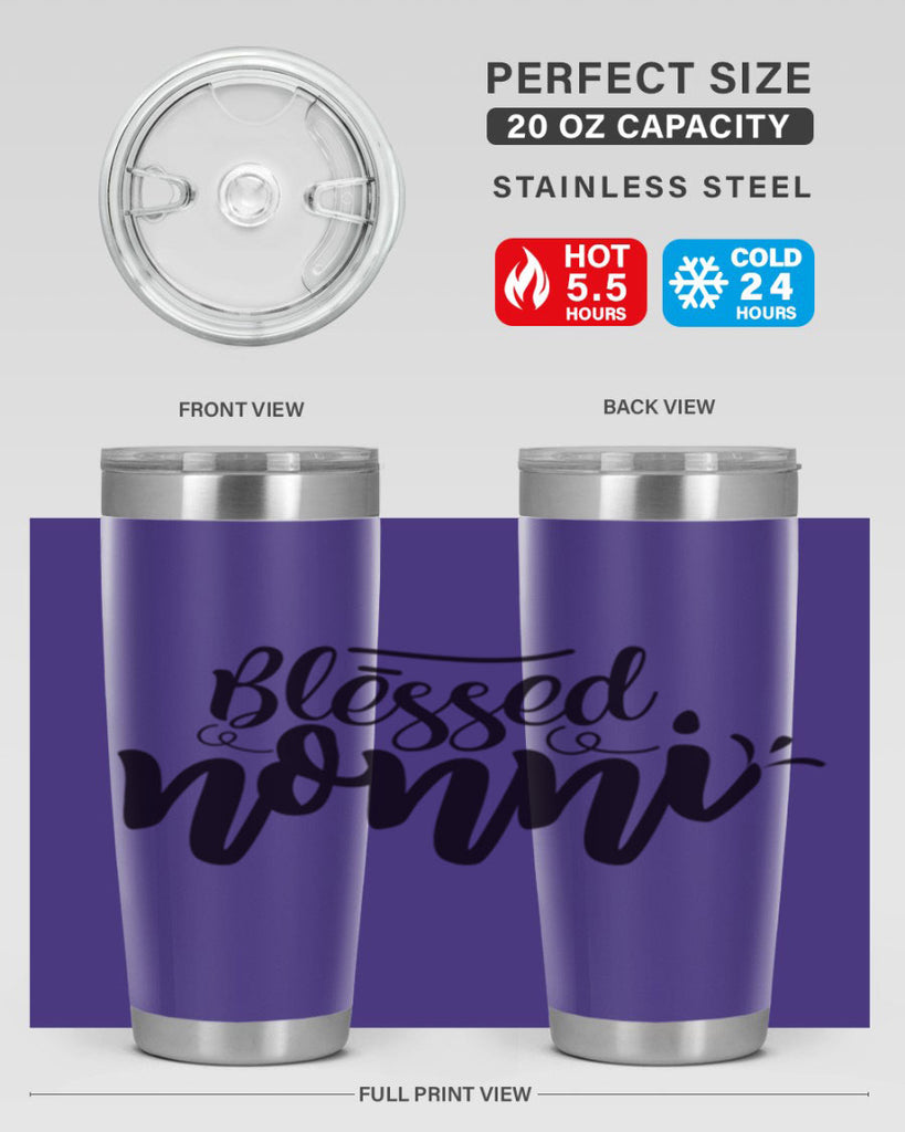 blessed nonni 57#- grandma - nana- Tumbler
