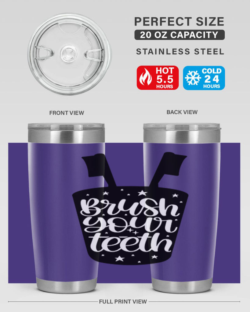 brush your teeth 45#- bathroom- Tumbler