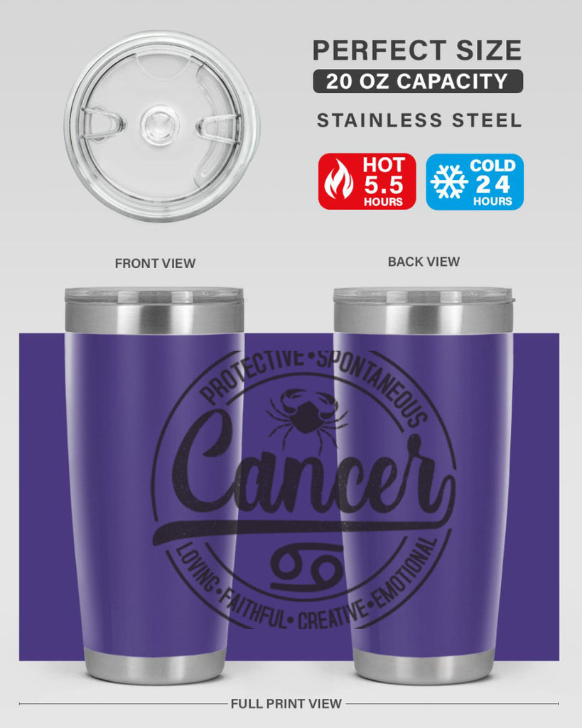 cancer 153#- zodiac- Tumbler