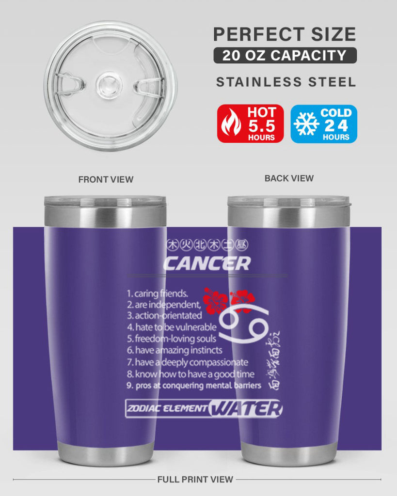 cancer 175#- zodiac- Tumbler