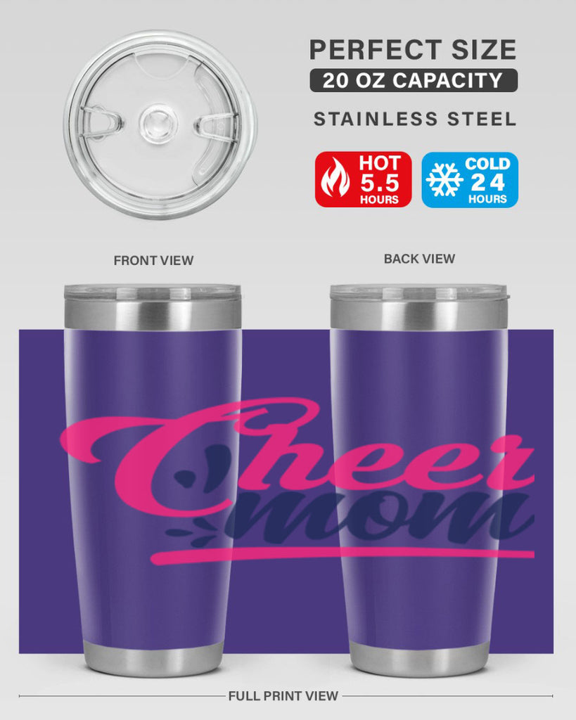 cheer mom 1745#- cheer- Tumbler