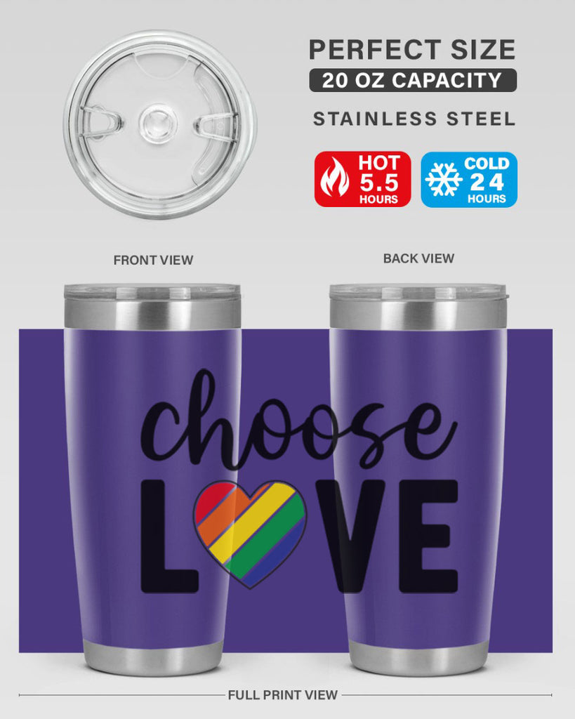 chooselove 150#- lgbt- Tumbler