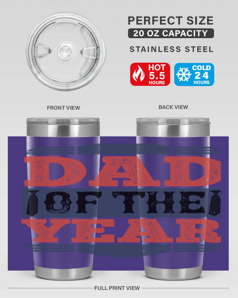 dad of the year 266#- fathers day- Tumbler