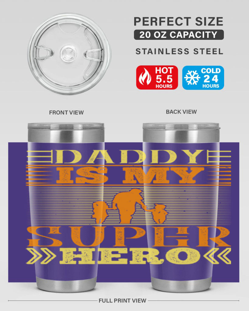 daddy is my super hero 241#- fathers day- Tumbler