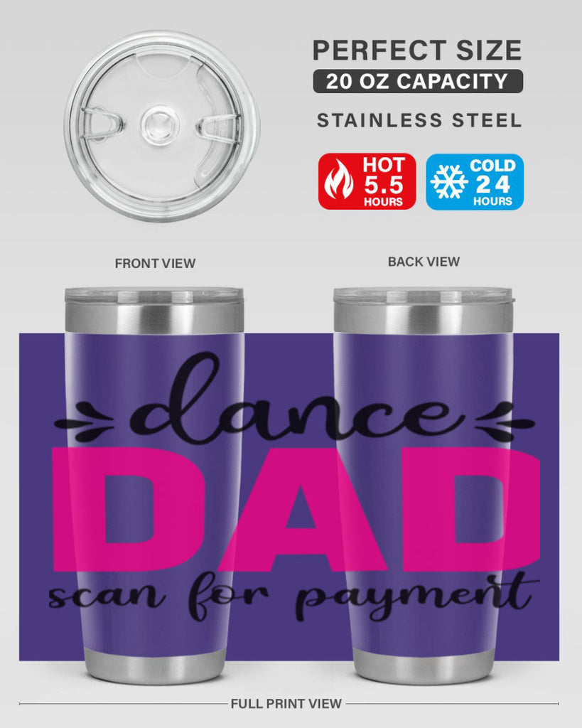 dance dad scan for payment 22#- ballet- Tumbler