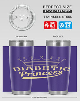 diabetic princess Style 42#- diabetes- Tumbler