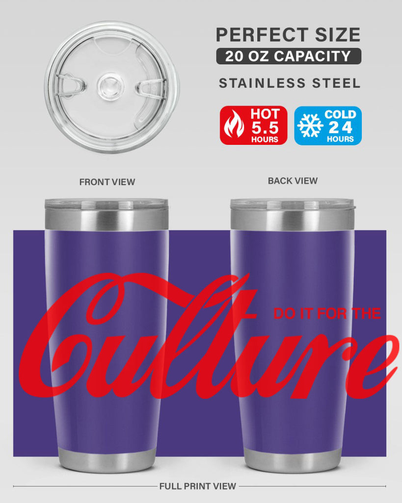 do it for the culture 171#- black words phrases- Cotton Tank