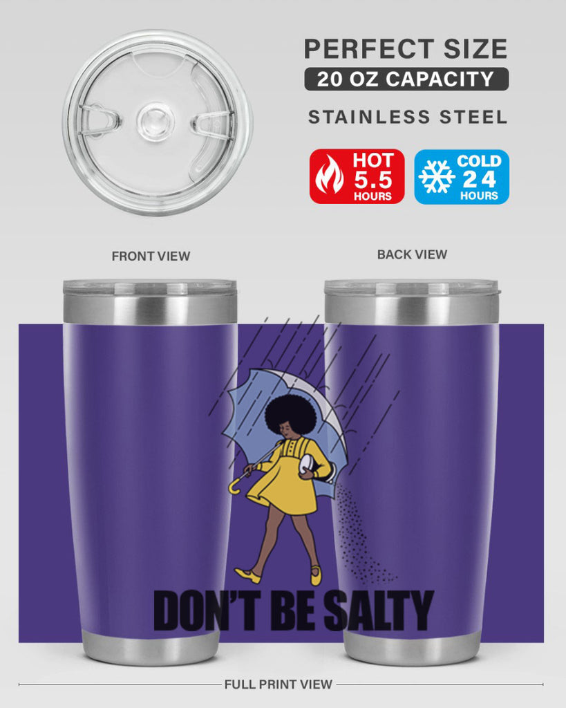 dont be salty 169#- black words phrases- Cotton Tank