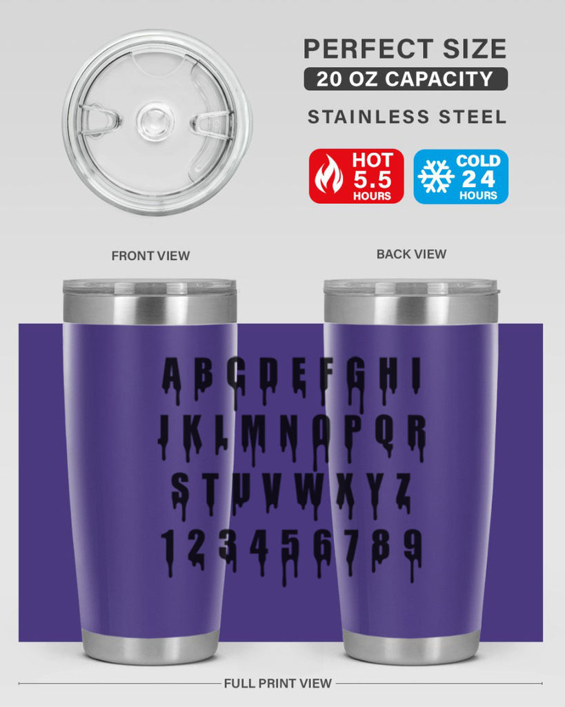 drip font 164#- black words phrases- Cotton Tank