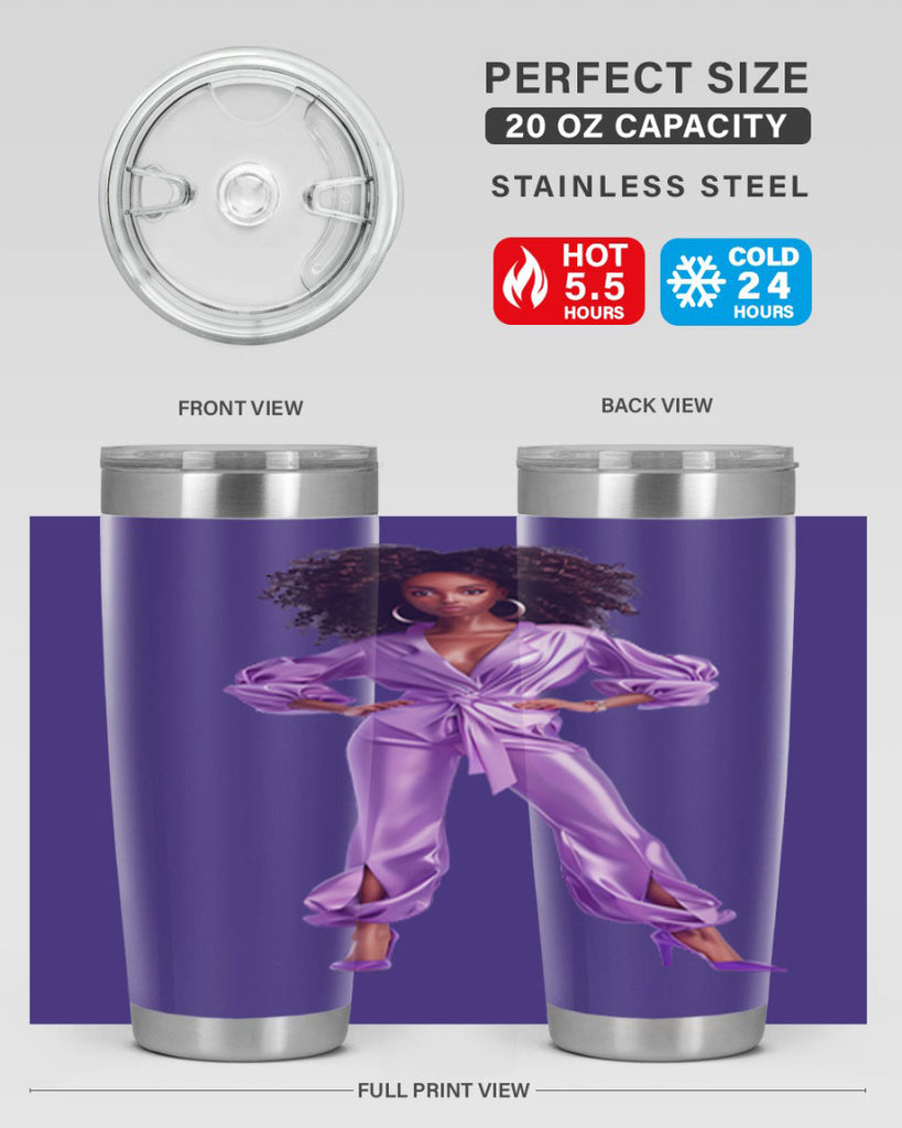 fashion girl in lavender 48#- fashion- Cotton Tank