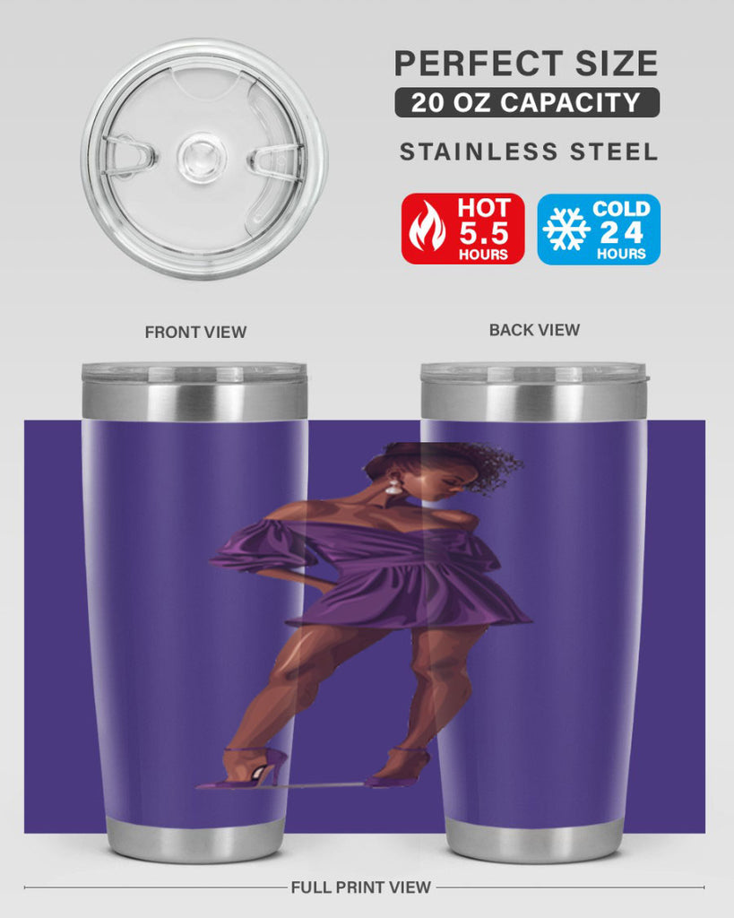 fashion girl in lavender 52#- fashion- Cotton Tank