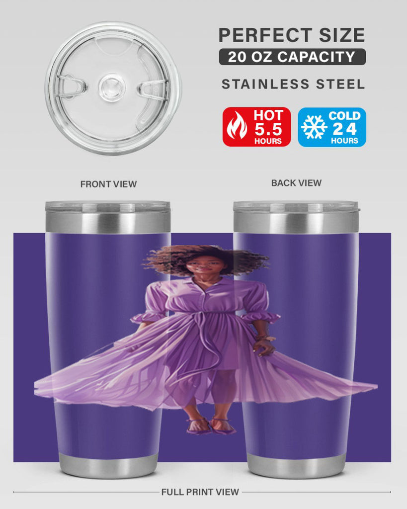fashion girl in lavender 54#- fashion- Cotton Tank