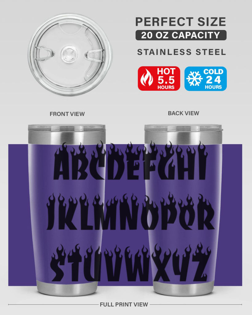 flame font 153#- black words phrases- Cotton Tank