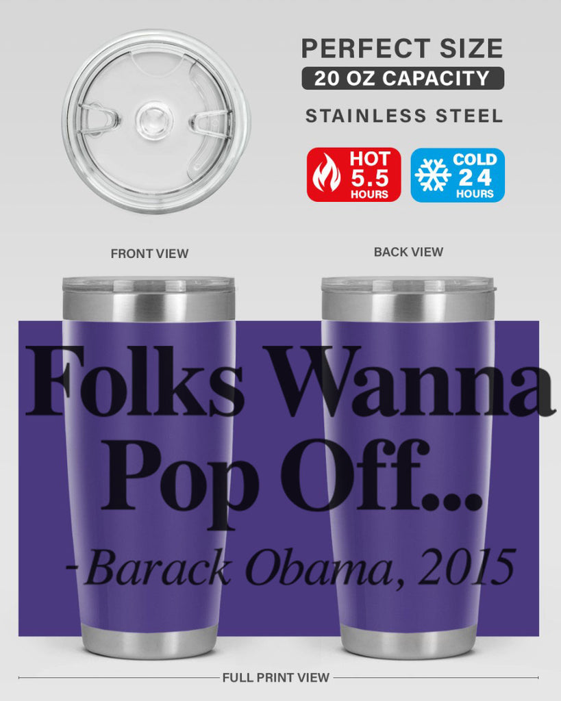 folks wanna pop off 151#- black words phrases- Cotton Tank