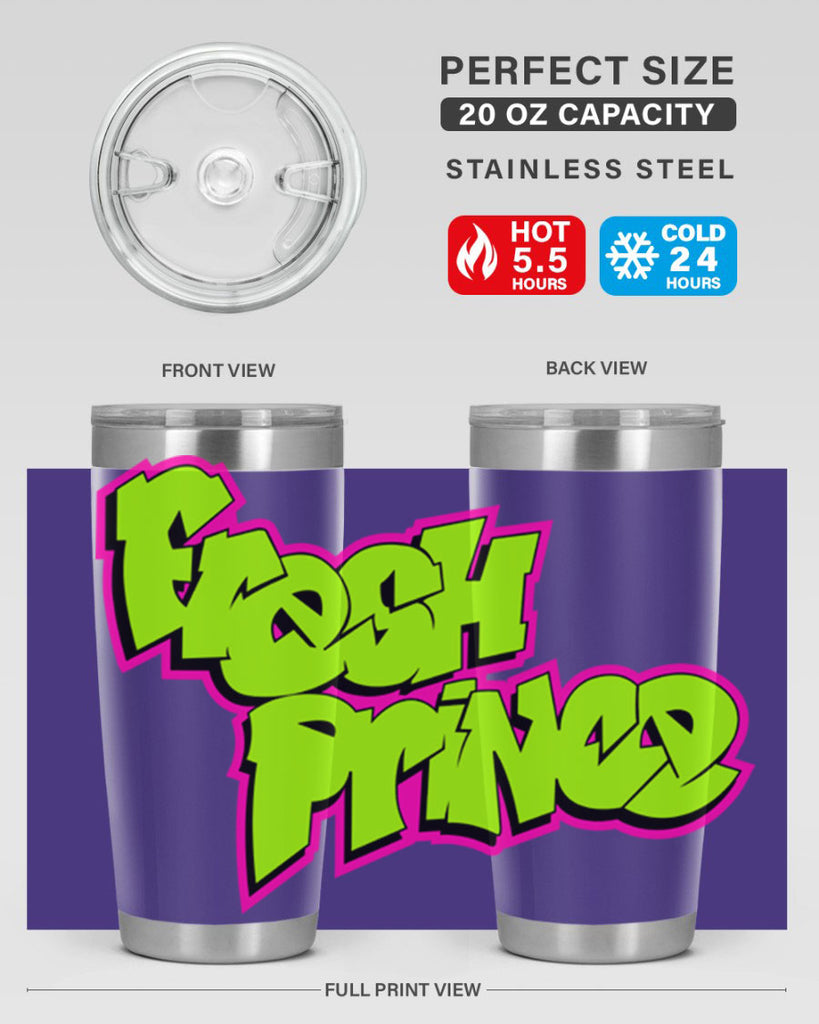 fresh prince 146#- black words phrases- Cotton Tank