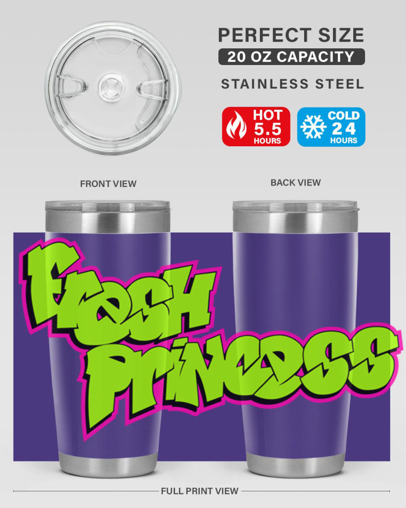 fresh princess 145#- black words phrases- Cotton Tank
