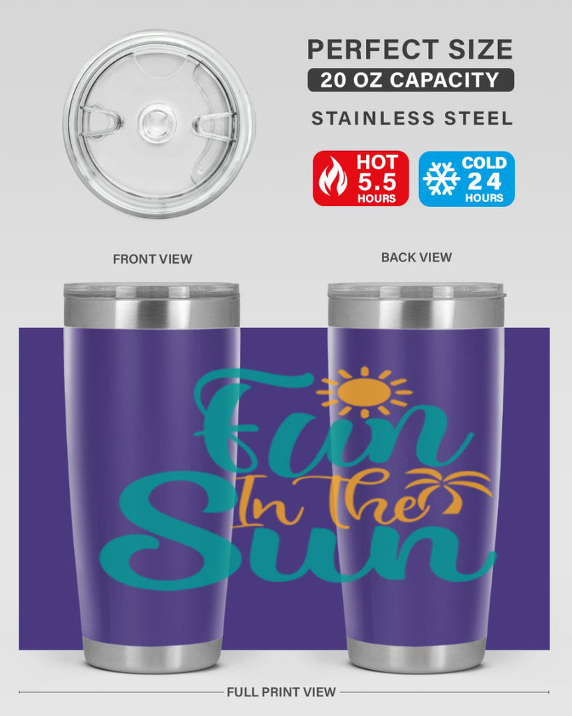 fun in the sun Style 104#- summer- Tumbler
