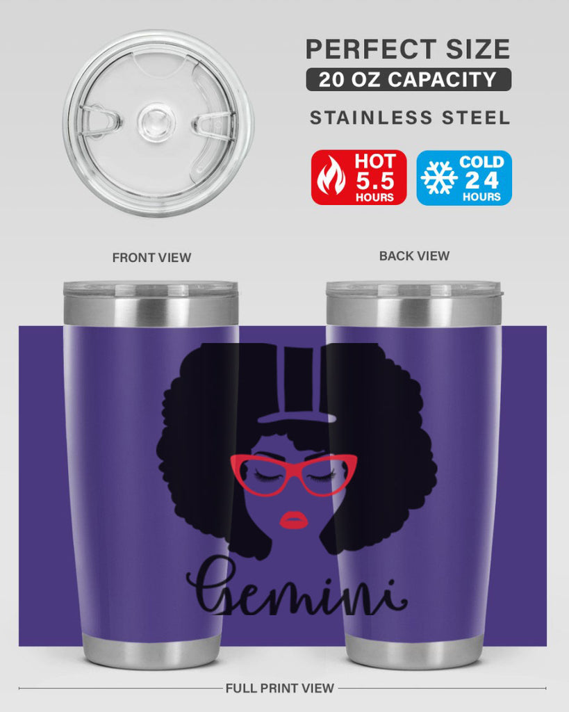 gemini 235#- zodiac- Tumbler
