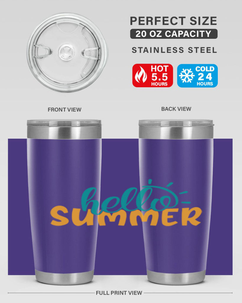hello summer Style 97#- summer- Tumbler