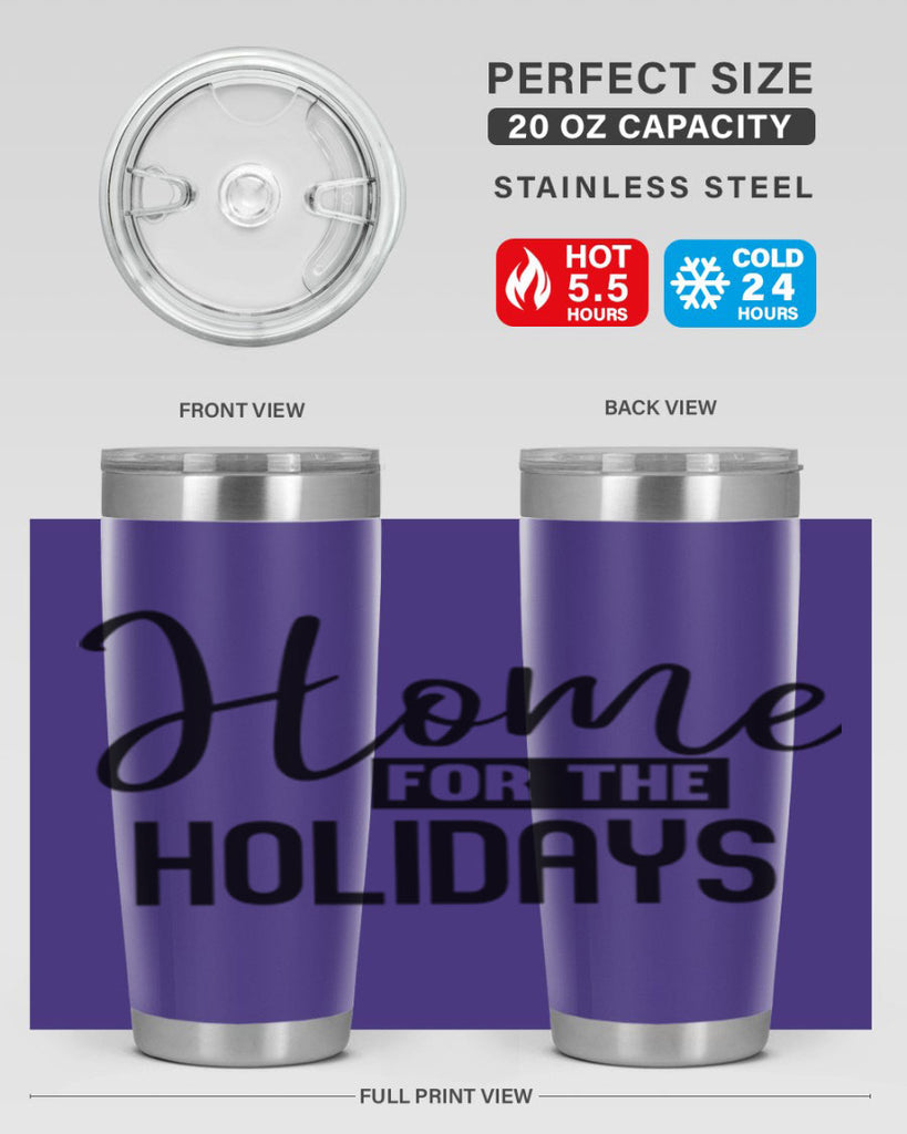 home for the holidays 194#- winter- Tumbler