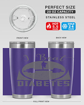 i beat diabetes Style 33#- diabetes- Tumbler