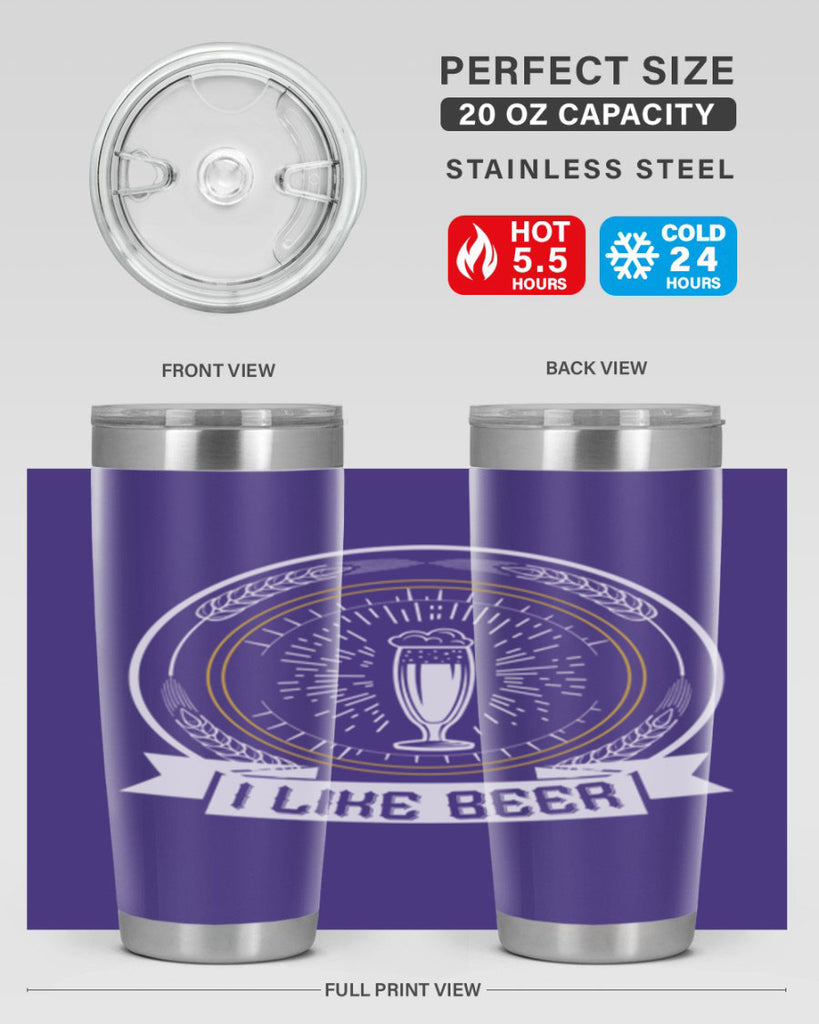 i like beer 77#- beer- Tumbler