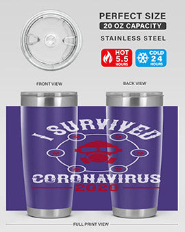 i survived coronavirus Style 32#- corona virus- Tumbler