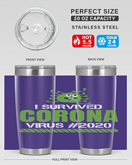 i survived coronavirus Style 33#- corona virus- Tumbler