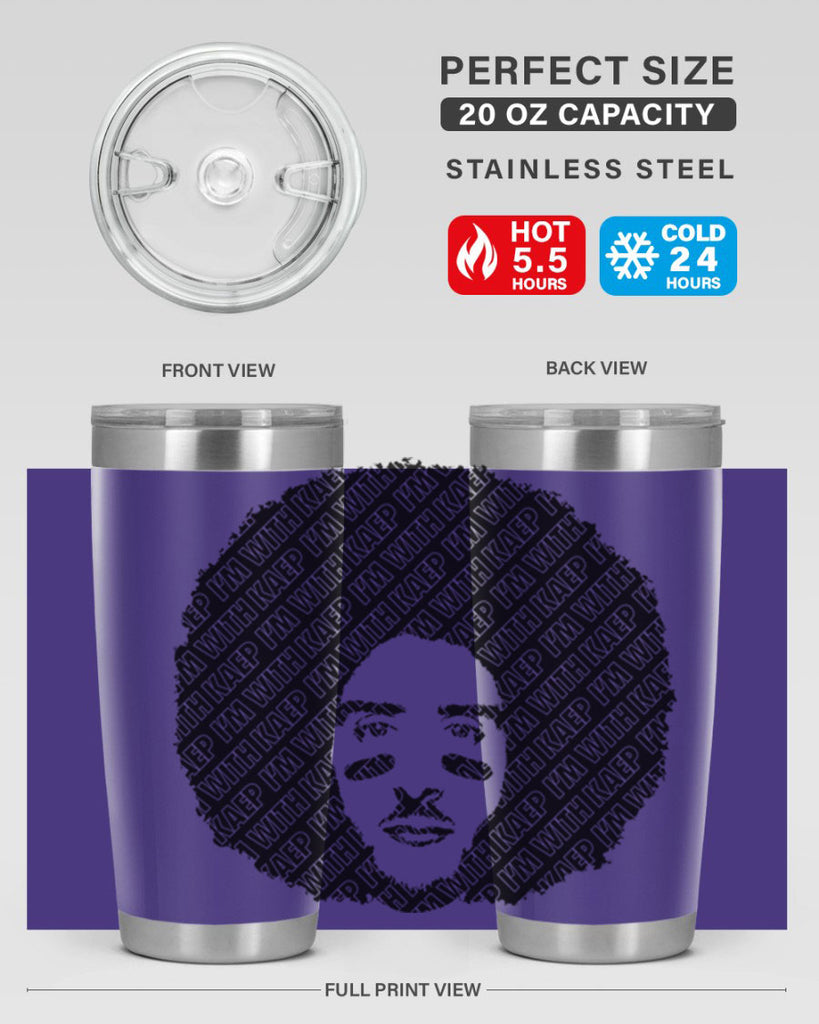 imwithkaep 24#- black men - boys- tumbler