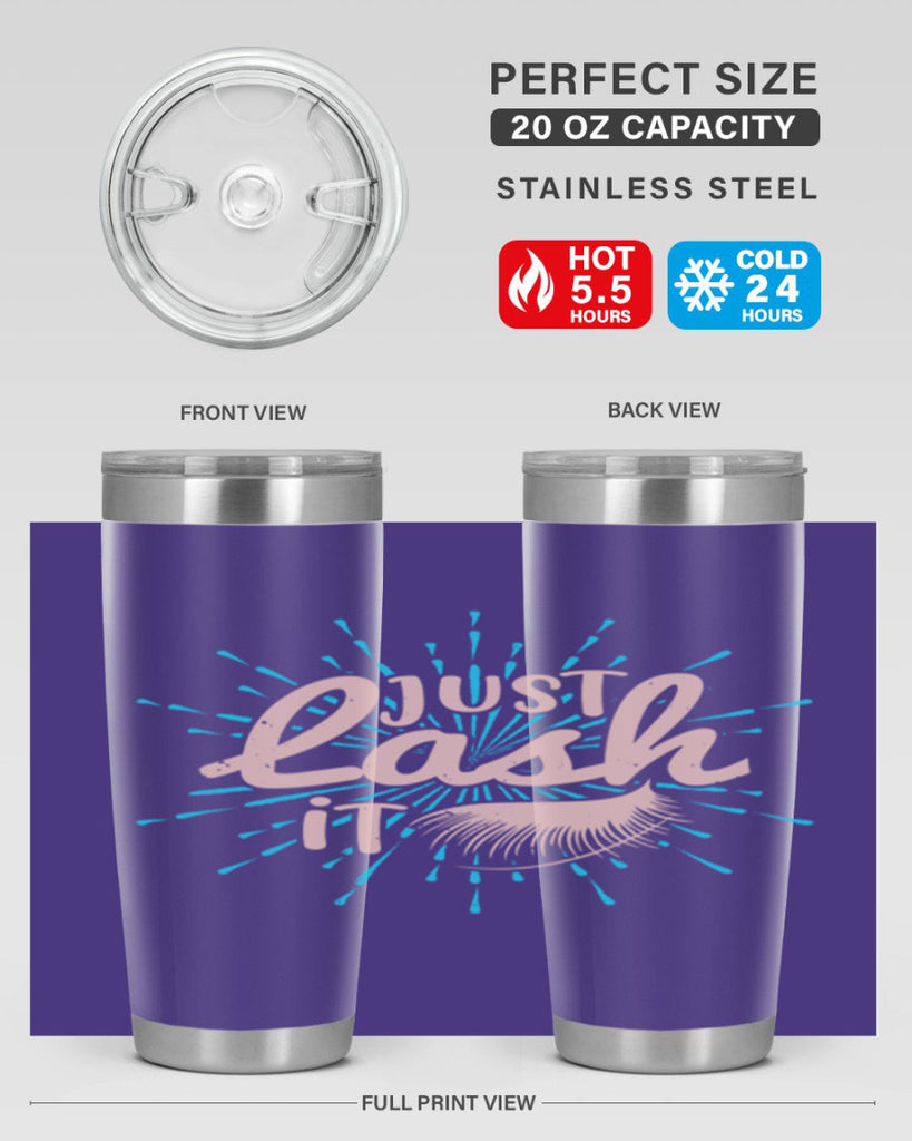 just lash it Style 199#- make up- Tumbler