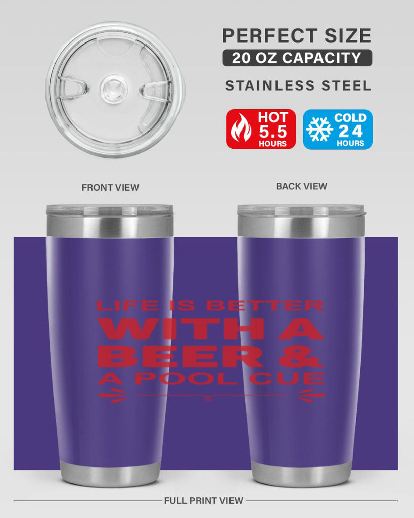 life is better 64#- beer- Tumbler