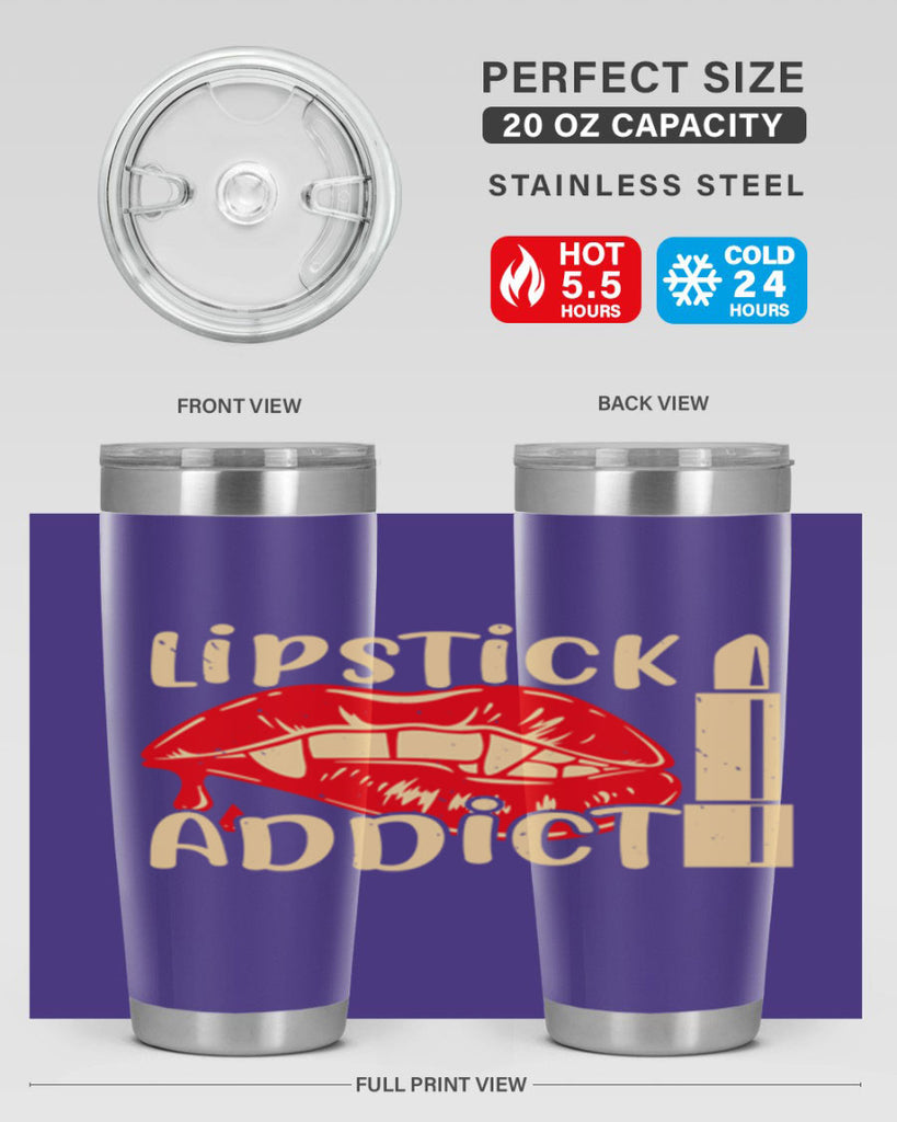 lipstick addict Style 197#- make up- Tumbler