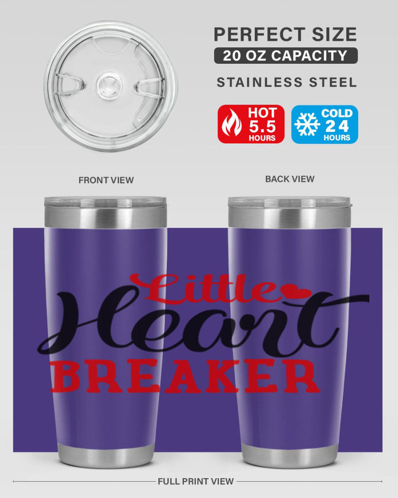 little heart breaker 76#- valentines day- Tumbler