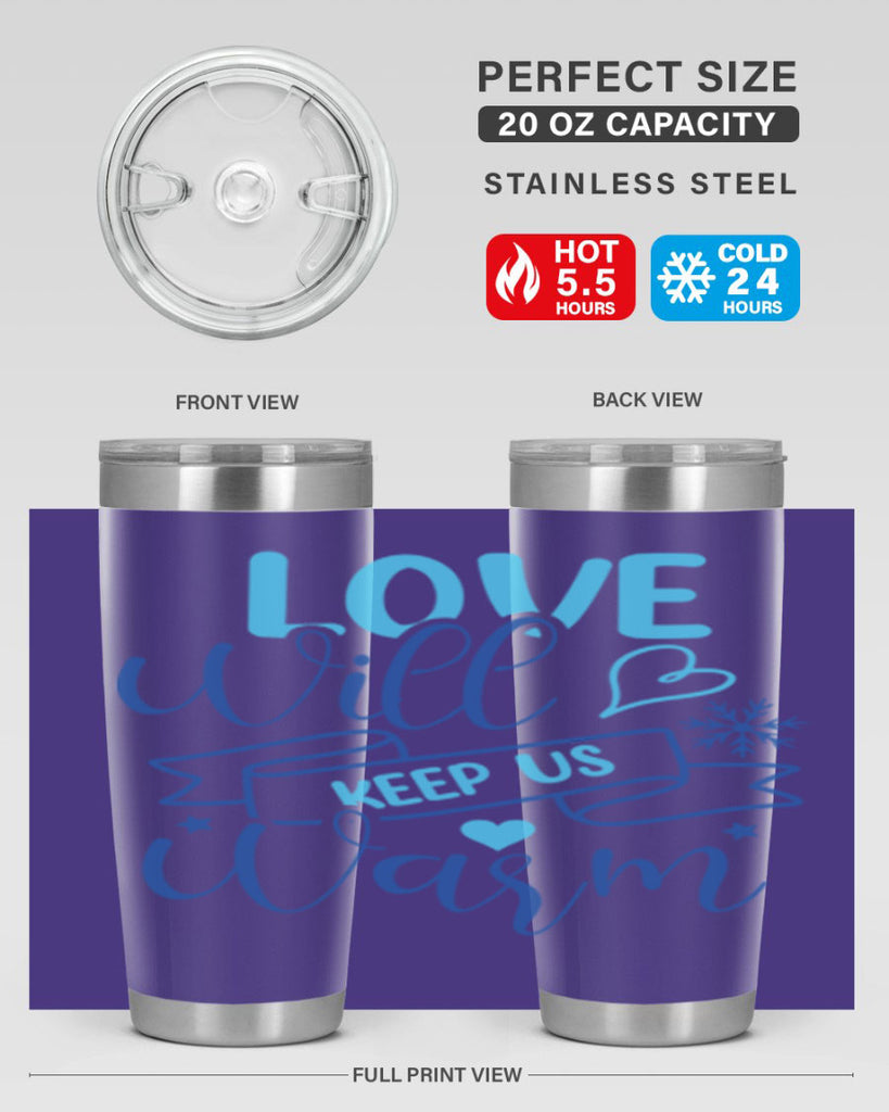 love will keep us warm 313#- winter- Tumbler