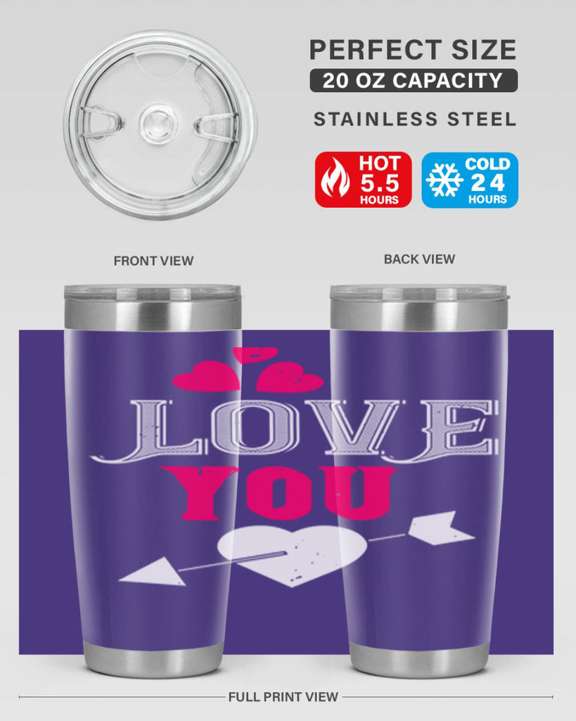 love you 42#- valentines day- Tumbler