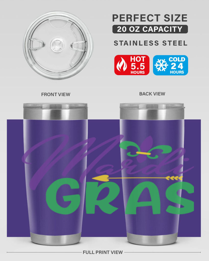 mardi gras 76#- mardi gras- Tumbler