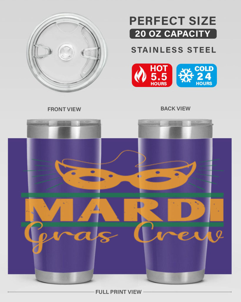 mardi gras crew 48#- mardi gras- Tumbler