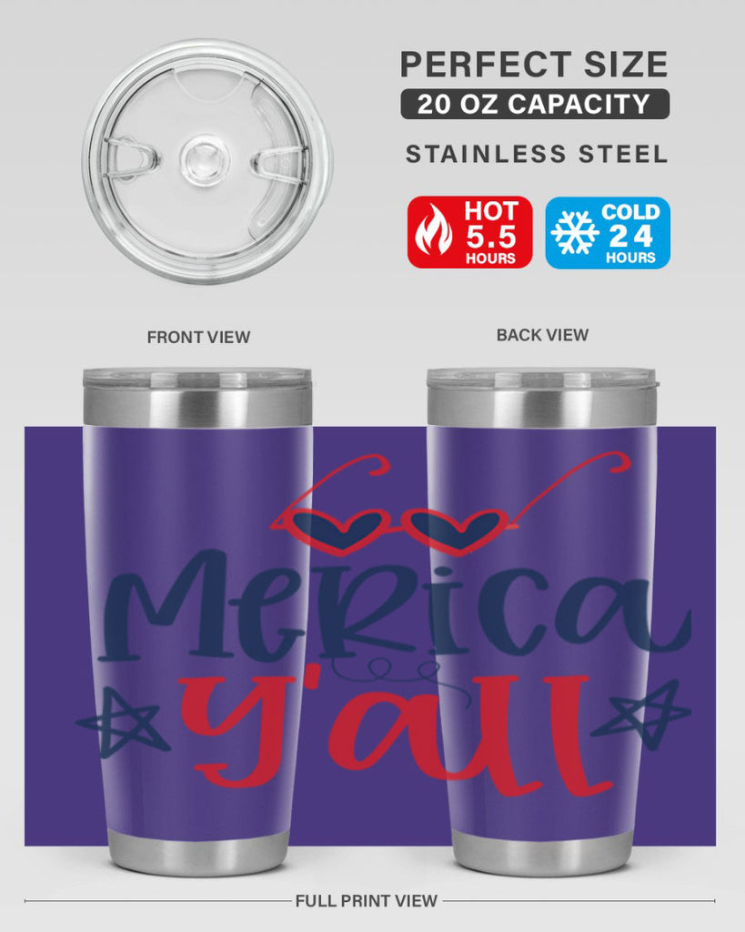 merica y all Style 82#- Fourt Of July- Tumbler