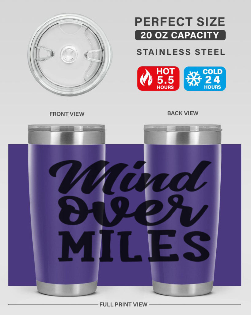 mind over miles 28#- gym- Tumbler