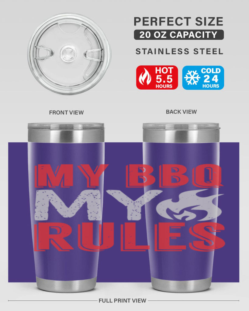 my bbq my rule 22#- bbq- Tumbler