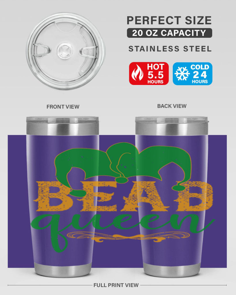 new orleans new me 42#- mardi gras- Tumbler