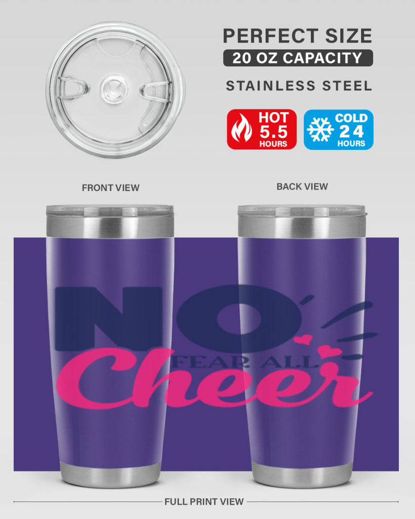 no fear all cheer 1728#- cheer- Tumbler