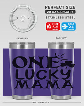 one lucky mama Style 34#- autism- Tumbler