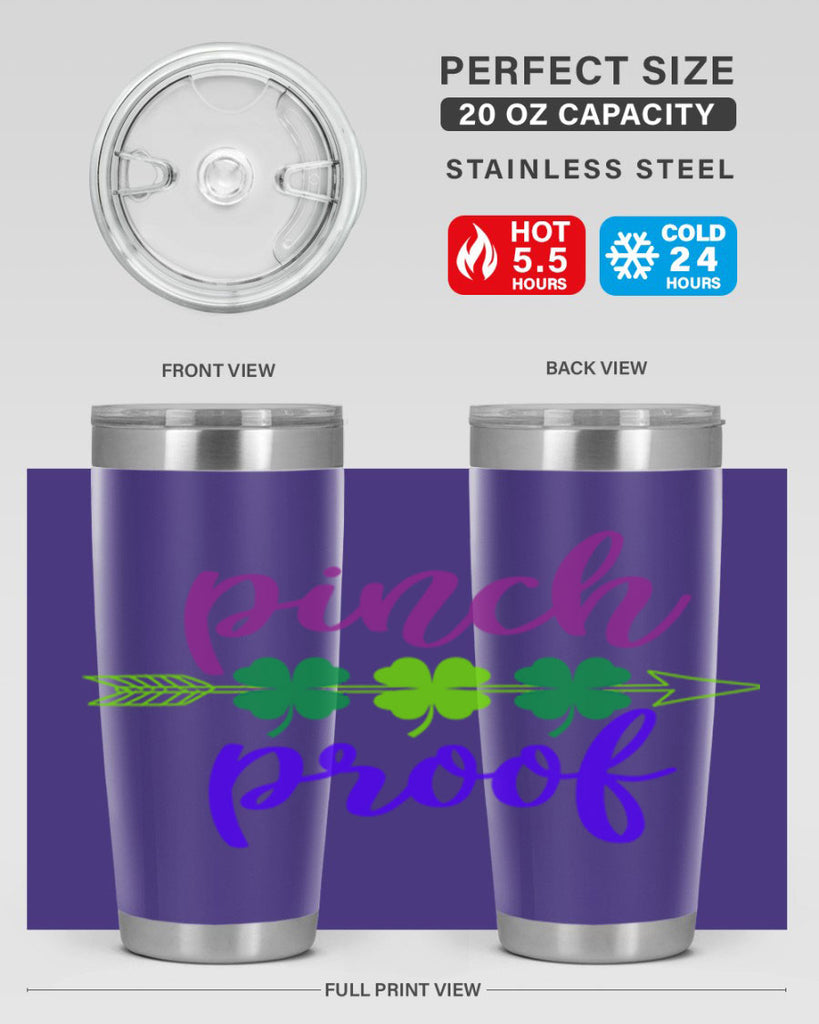 pinch proof 3#- mardi gras- Tumbler