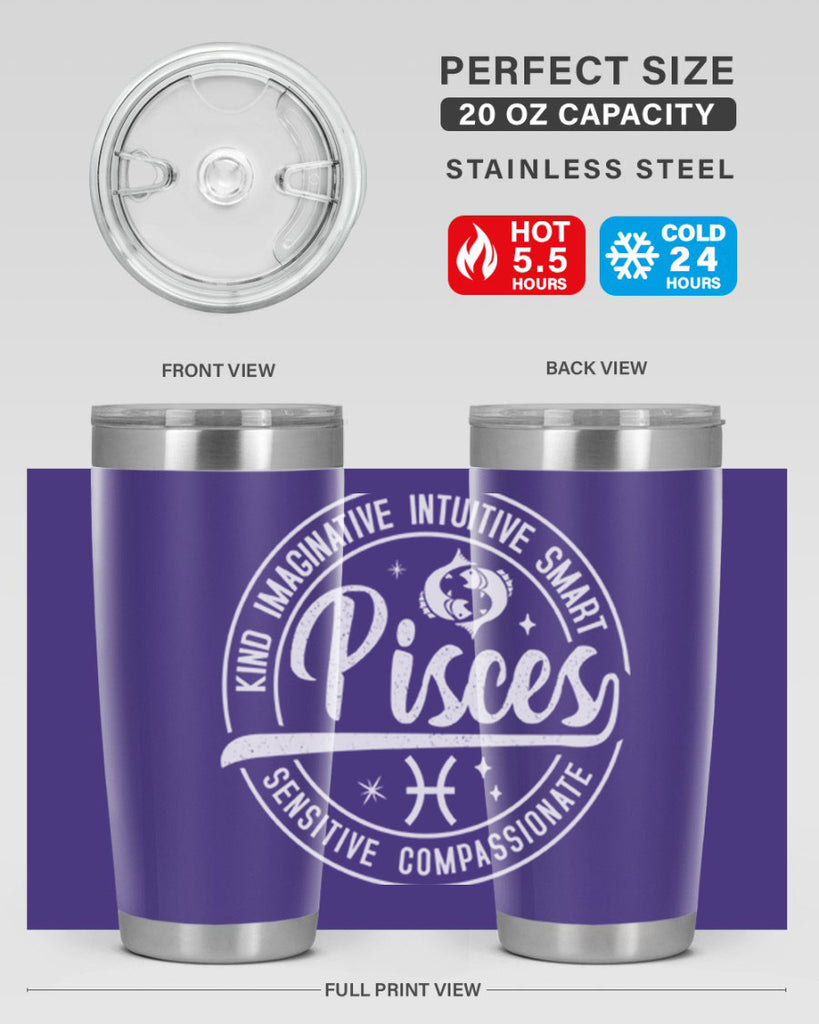 pisces 374#- zodiac- Tumbler