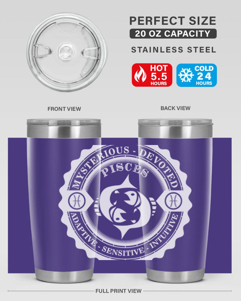 pisces 50#- zodiac- Tumbler