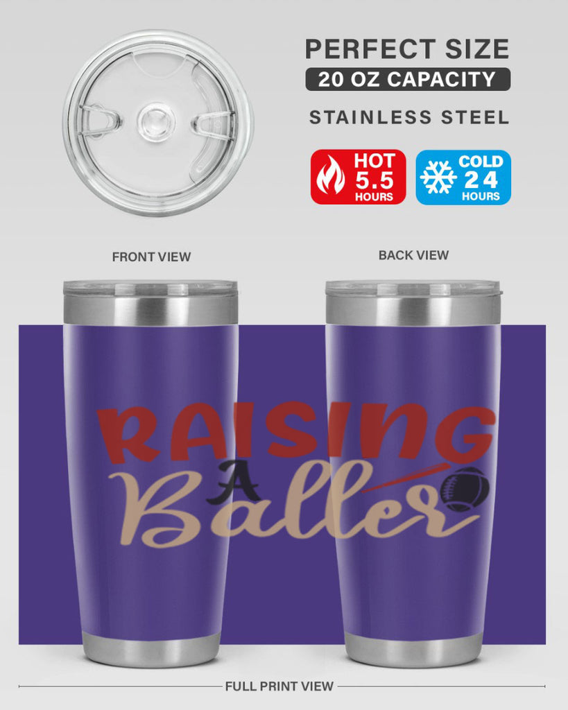raising a baller 2278#- softball- Tumbler