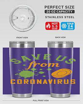 save us from coronavirus Style 24#- corona virus- Tumbler