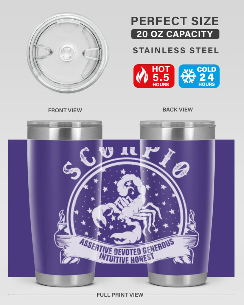 scorpio 30#- zodiac- Tumbler