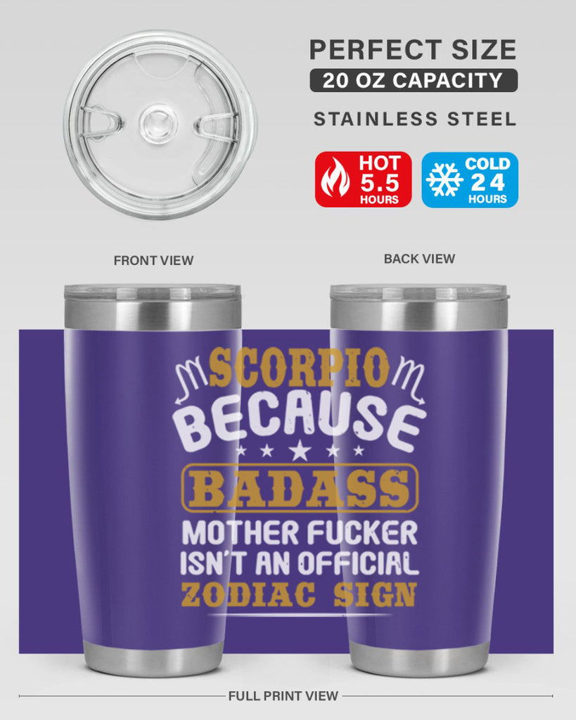 scorpio 432#- zodiac- Tumbler